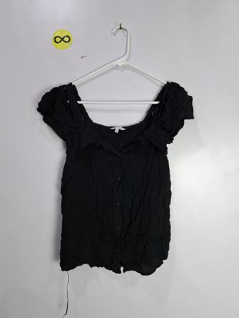 Naked Zebra Black Blouse
