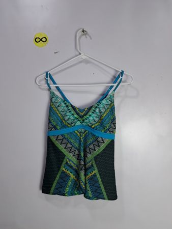 Multicolored Patterned Tank Top