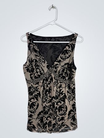 New York & Company Floral Sleeveless Dress