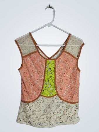 Lace Trimmed Top