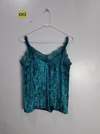 Teal Lace Camisole