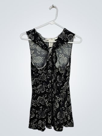 Max Studio Black and White Floral Dress