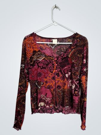 Blouse with Paisley Design
