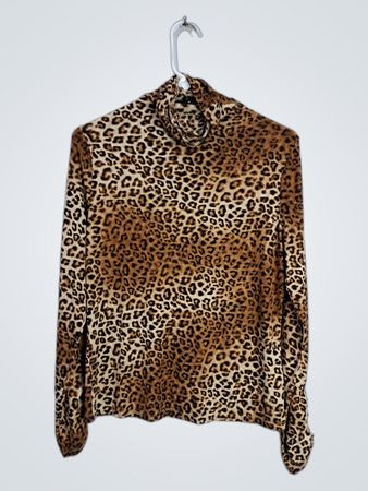 WORTHINGTON Leopard Print Blouse