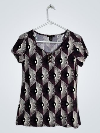 BYdesign Geometric Patterned Top