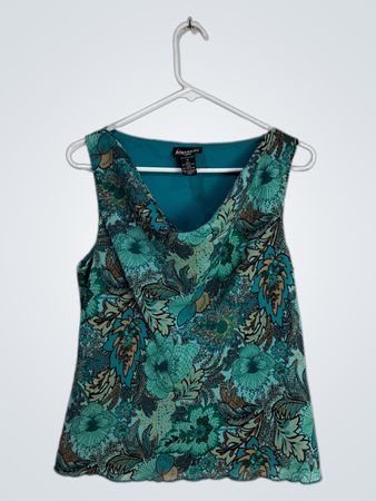 bigaycda Floral Sleeveless Top