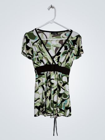 Green Patterned Dress