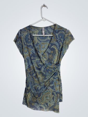 Lucy + Fiona Paisley Blue Dress