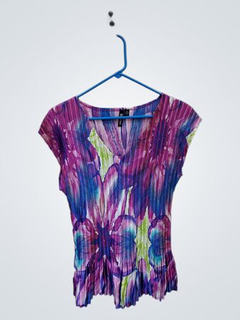 ILANO Multicolor Pleated Top