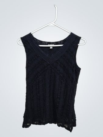 J.Crew Black Lace Top