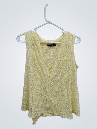 Yellow Lace Top