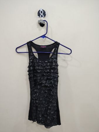 Black Ruffled Dress