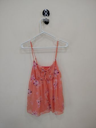 Peach Floral Top