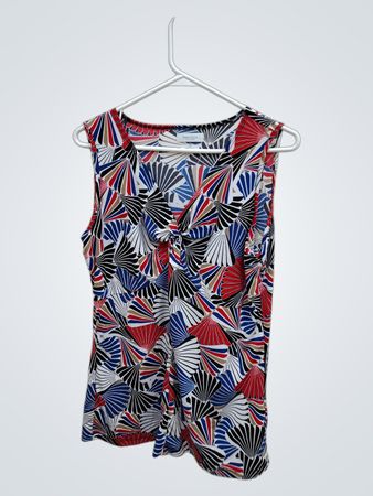 Van Heusen Multicolor Patterned Sleeveless Top