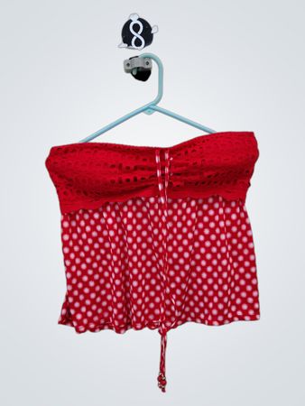 Red Polka Dot Top