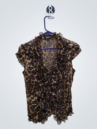 Daniel Leopard Blouse