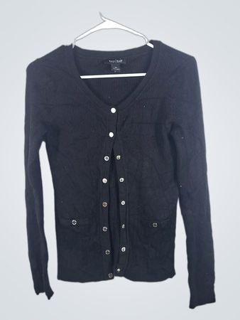 Black Knit Cardigan