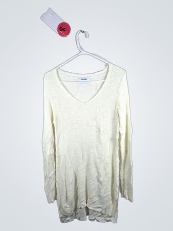 Old Navy Pale Yellow V-Neck Knit Top