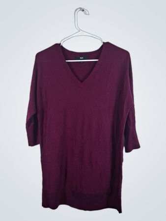 WAGGINO Maroon 3/4 Sleeve Shirt
