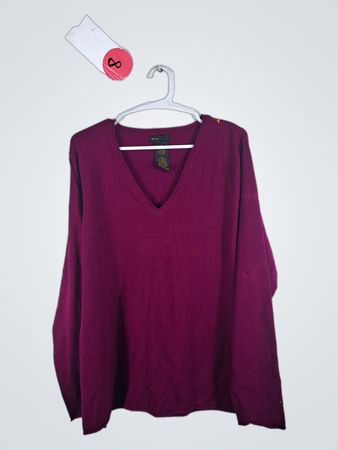 Grace Elements Purple Long Sleeve Top
