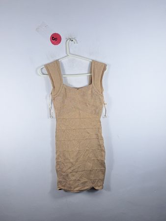 Forever 21 Gold Sparkle Mini Dress