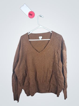 Brown Long-Sleeve Sweater