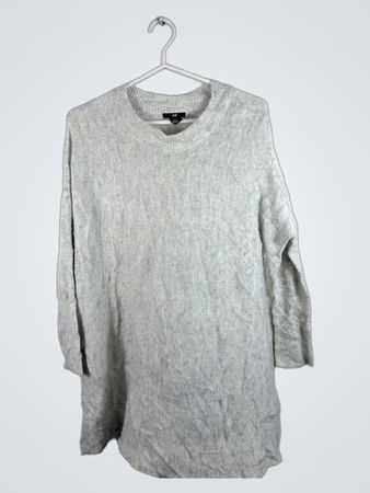 Grey Long-Sleeve Sweater