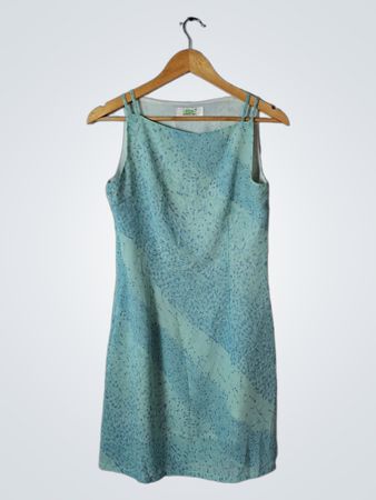 Blue Patterned Dress