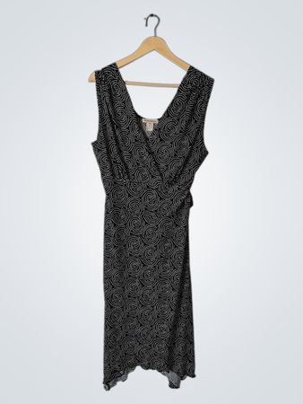 Susan Lawrence Black and White Polka Dot Dress