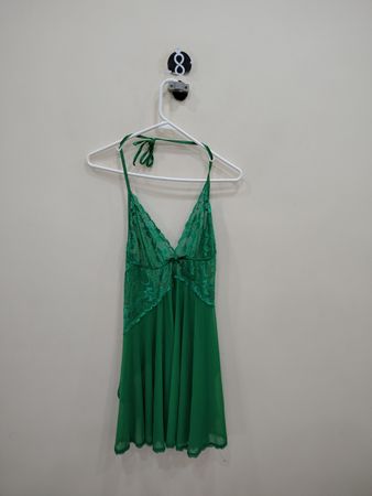 Green Lace Chemise