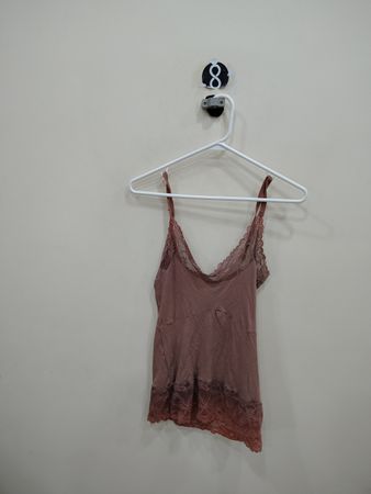 Brown Lace Camisole