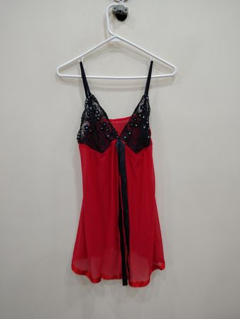 Red Lace Chemise