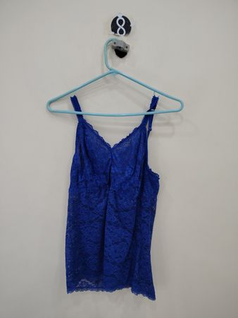 Blue Lace Camisole