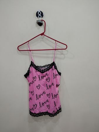 Pink Love Heart Camisole