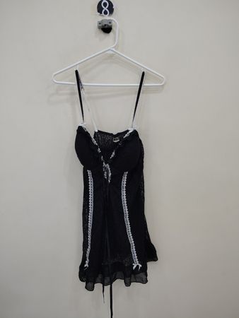 Cinema Etoile Black Lace Cami Top