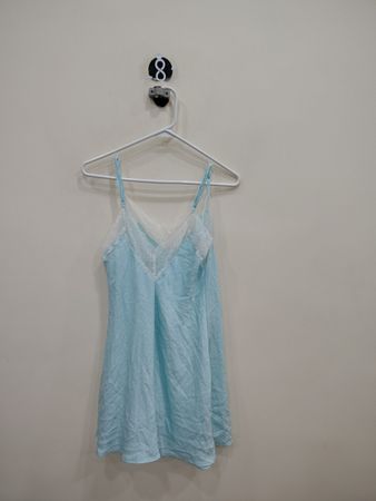 Blue Lace Trim Camisole