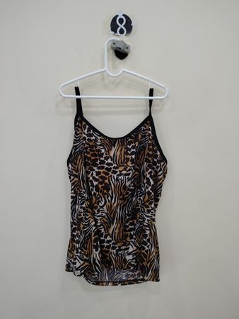 hype Animal Print Tank Top