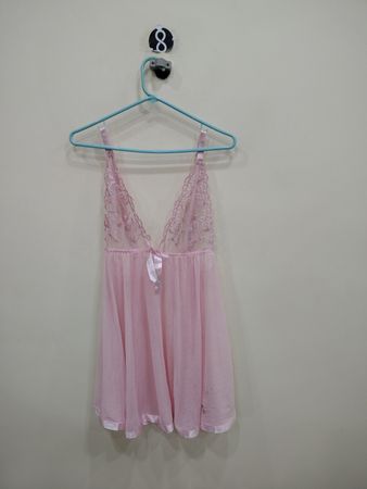 Pink Lace Chemise