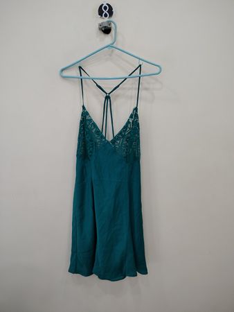 VENUS Teal Lace Trim Camisole