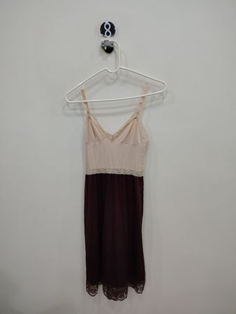 Unbranded Two-Tone Slip Dress