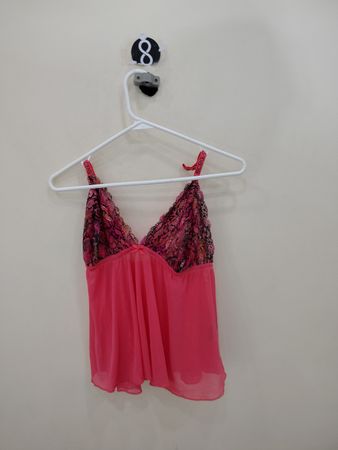 BCBG Pink Lace Cami Top