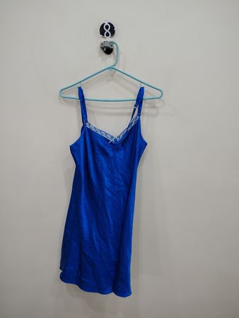 Morgan Taylor Blue Slip Dress