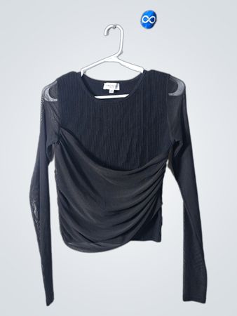 Black Long Sleeve Top