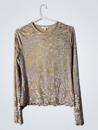 Peach Brand Long Sleeve Floral Top