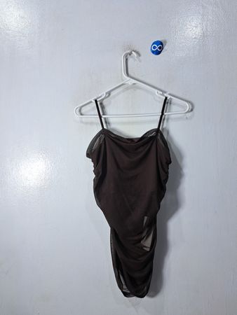 Brown Sheer Dress
