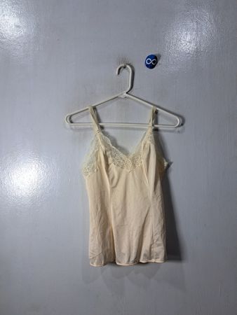 Cream Lace Cami Top