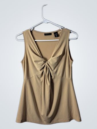 New York & Company Tan Blouse