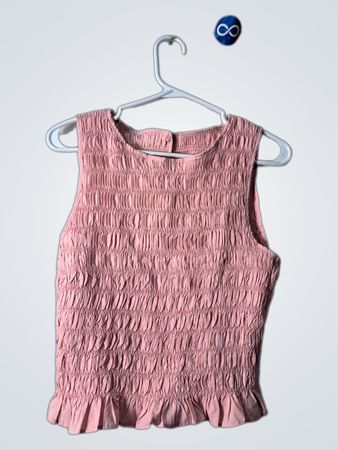 Pink Sleeveless Top