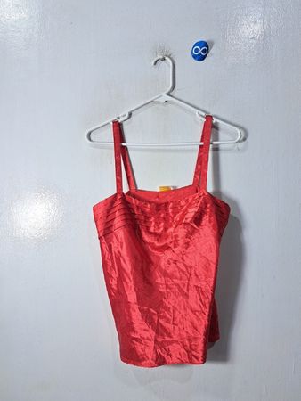 Red Satin Camisole