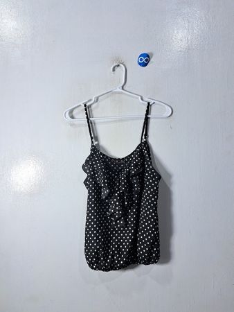 Black Polka Dot Blouse